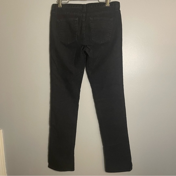 J CREW Tall mid-rise black skinny corduroy jean in signature stretch SZ/27 - Picture 5 of 10